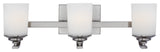 Kemal 3-Light Wall / Bath, Brushed Nickel