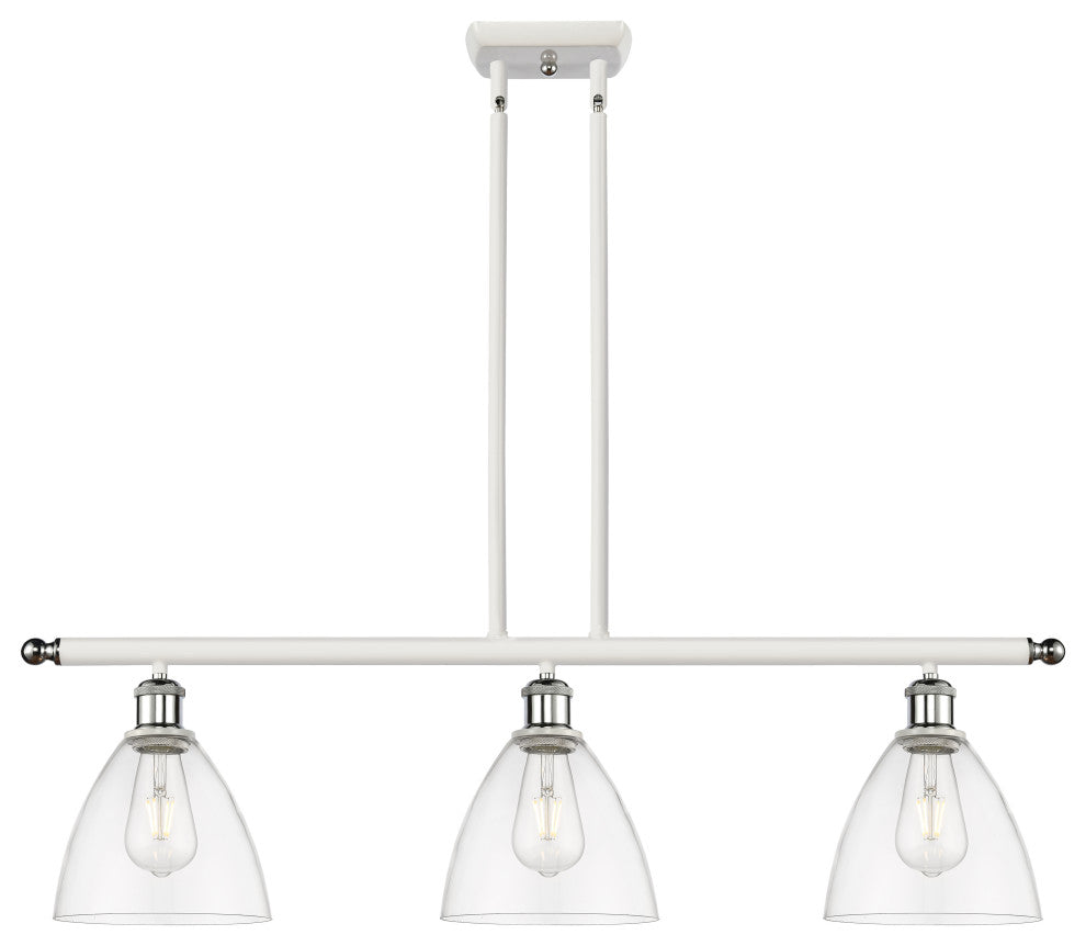 Innovations 516-3I-WPC-GBD-752-LED 3 Light Island Light, White, Polished Chrome