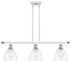 Innovations 516-3I-WPC-GBD-752-LED 3 Light Island Light, White, Polished Chrome