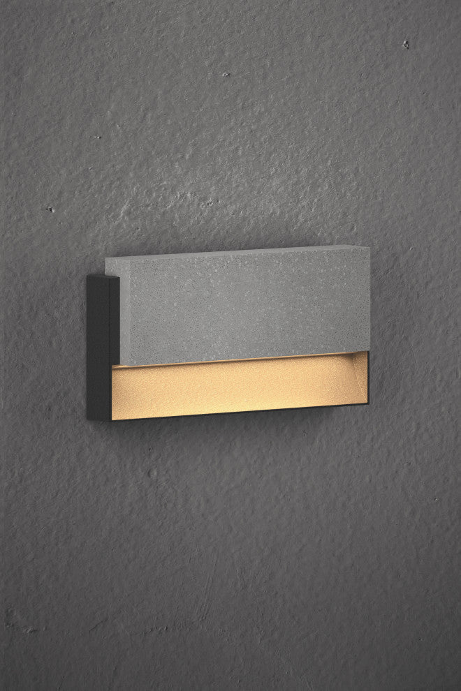 Piazza 2 Outdoor Step Light - LED, Anthracite, Concrete