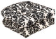 Essence Black Beige Wicker Seat Cushion, Set of 2