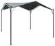 vidaXL Gazebo Pavilion Tent Canopy 9.8ft x9.8ft Steel Anthracite