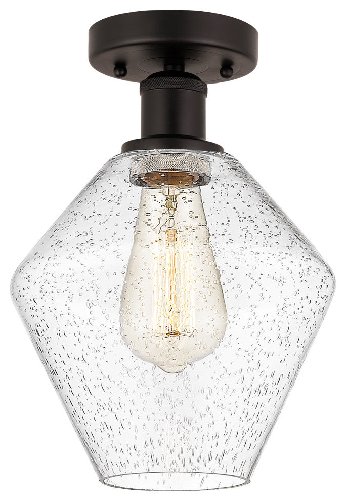 Innovations 616-1F-OB-G654-8 1 Light Semi-Flush Mount, Oil Rubbed Bronze