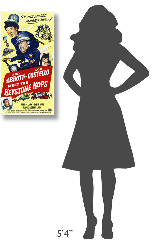 "Abbott & Costello - Keystone Kops" Canvas by Hollywood Photo Archive, 16x30"