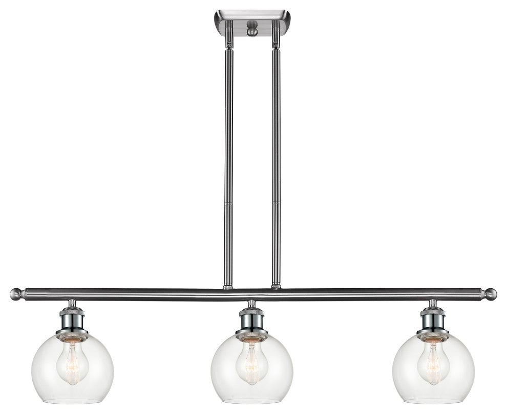 Innovations 516-3I-SN-G122-6 3 Light Island Light, Brushed Satin Nickel