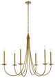 Chloe 42" Pendant, Brass