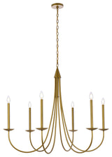 Chloe 42" Pendant, Brass