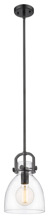 Innovations 412-1S-BK-8CL-LED 1-Light Mini Pendant, Matte Black