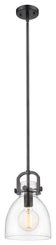 Innovations 412-1S-BK-8CL-LED 1-Light Mini Pendant, Matte Black