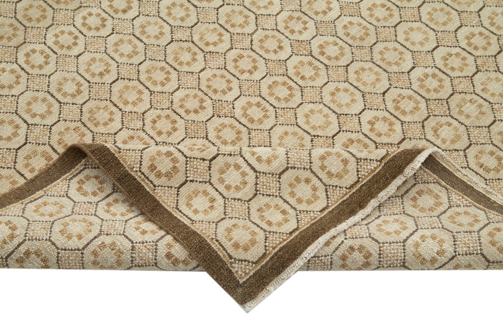 Rug N Carpet - Handwoven Oriental 5' 11" x 9' 0" Unique Oushak Area Rug