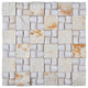 Legion Furniture 11.75"x11.75" Coliseum Sand Mosaic Tile