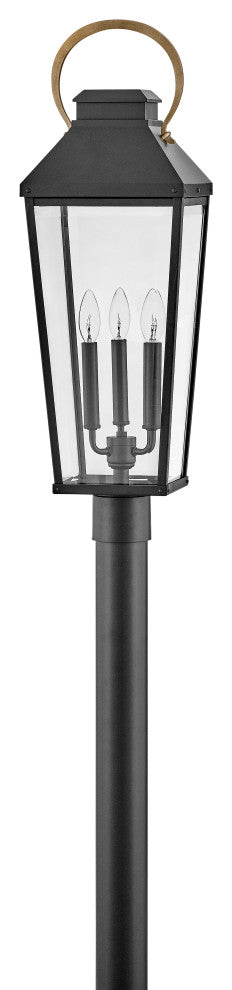 Hinkley Dawson Large Post Top Or Pier Mount Lantern, Black