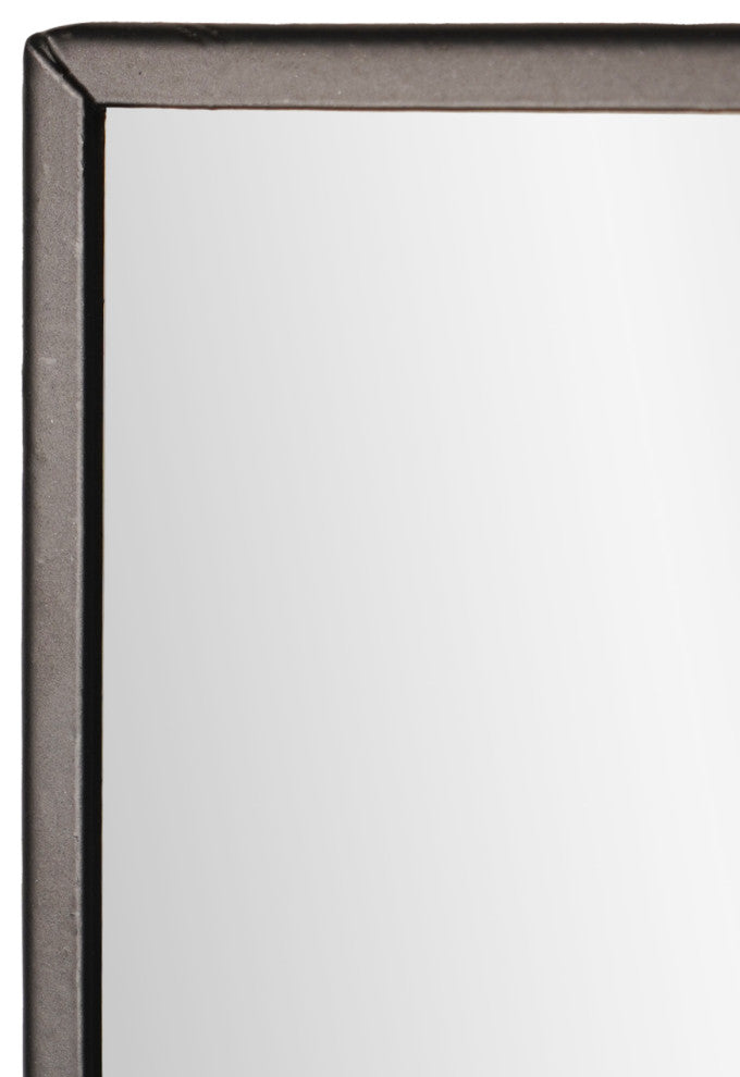 Black Metal Framed 10 Piece Accent Mirror Variety Set