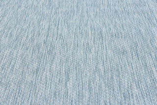 Unique Loom Aquamarine Solid Outdoor 6' 0 x 9' 0 Area Rug