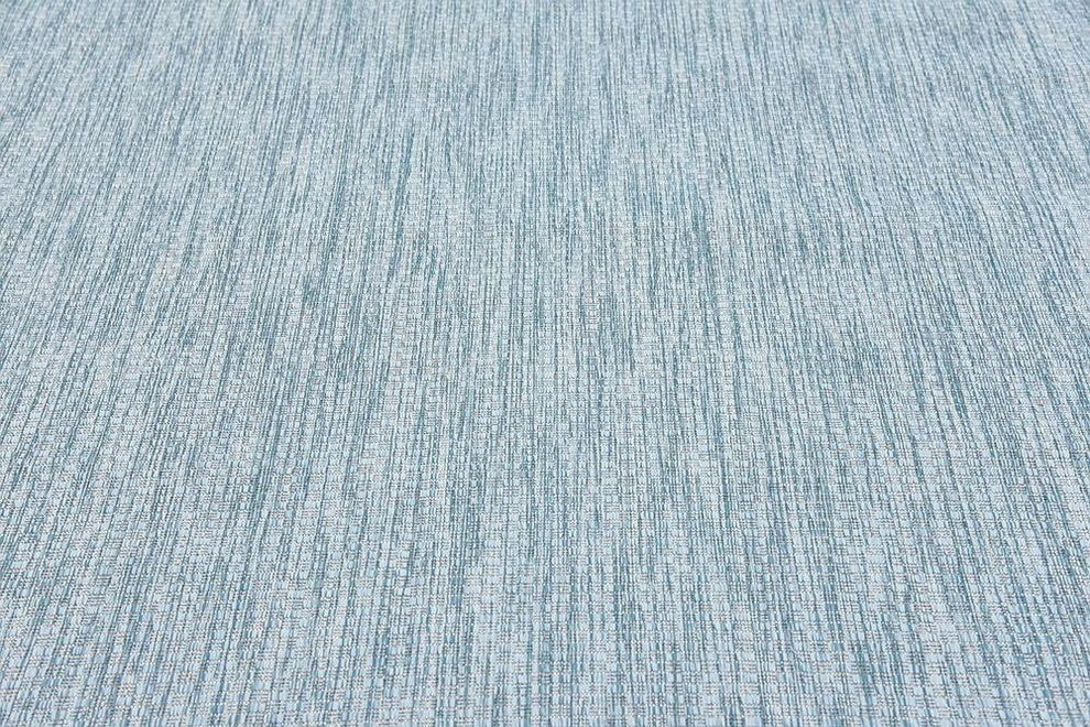 Unique Loom Aquamarine Solid Outdoor 6' 0 x 9' 0 Area Rug