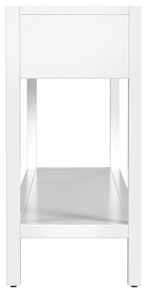 Lark 3-Drawer 65" Console Table, White