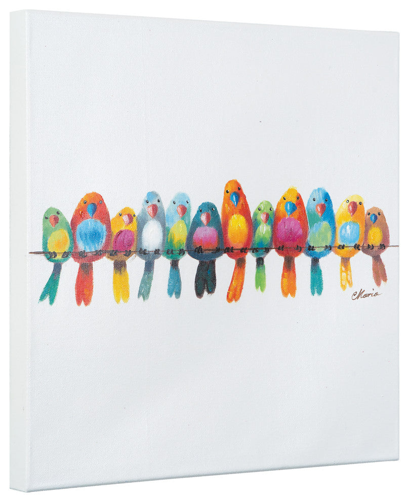 Yosemite Home D''cor Original Painting: Birds on a Wire III, ARTAC0436C-REV1
