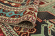Semi-Antique Indiana Charcoal/Beige Runner, 4'11x10'6