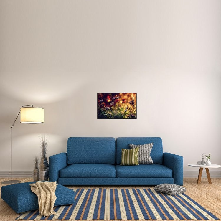"Untitled" Framed Canvas Giclee by Dimitar Lazarov, 31x21"