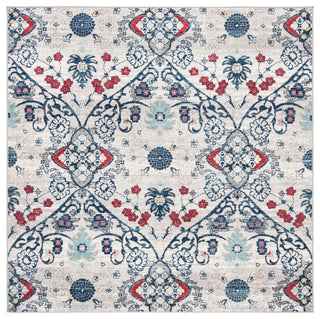 Safavieh Brentwood Bnt894M  Rug, Navy/Gray, 6'7"x6'7" Round