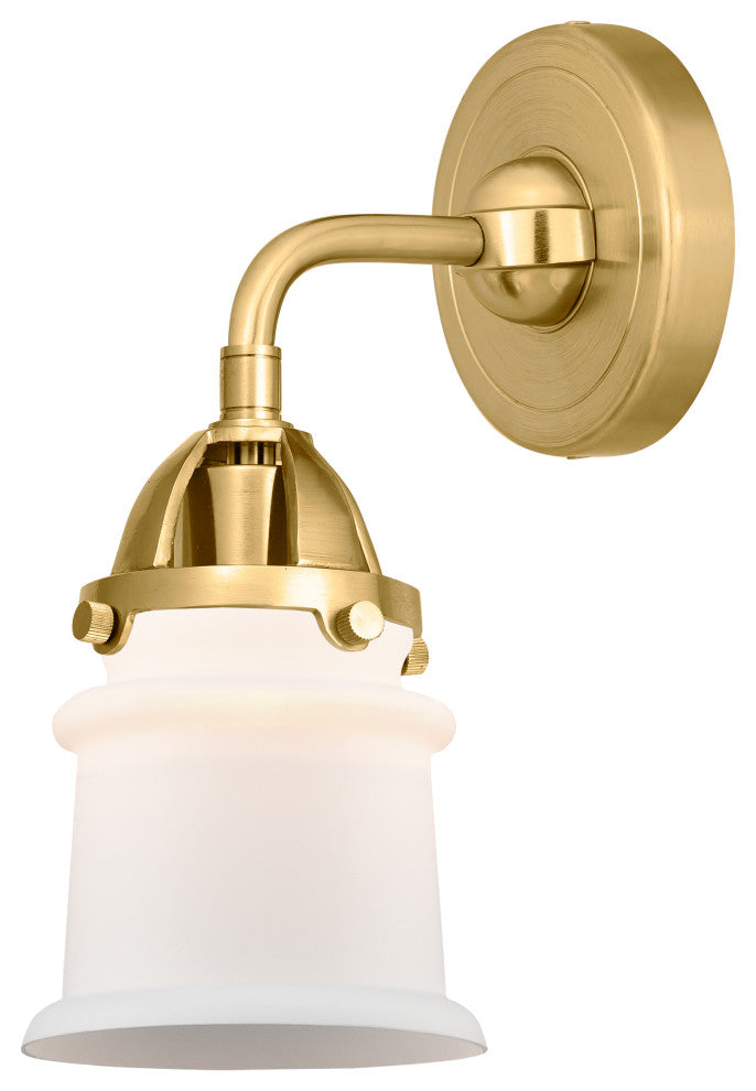 Innovations 288-1W-SG-G181S-LED Canton 1 Light 5.25" Sconce, Satin Gold