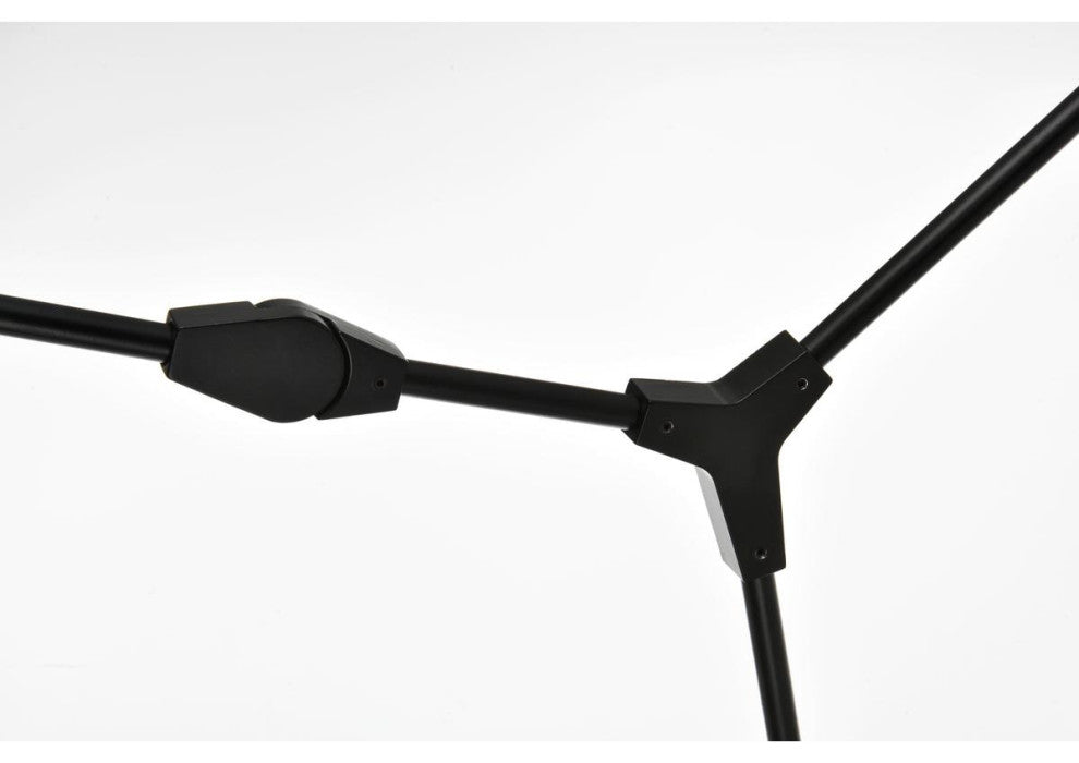 Cavoli 8 Light Chandelier, Black