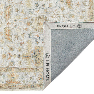 Ox Bay Vin Mel Abstract Hand-Tufted Area Rug, Silver/Tan, 9' x 12'