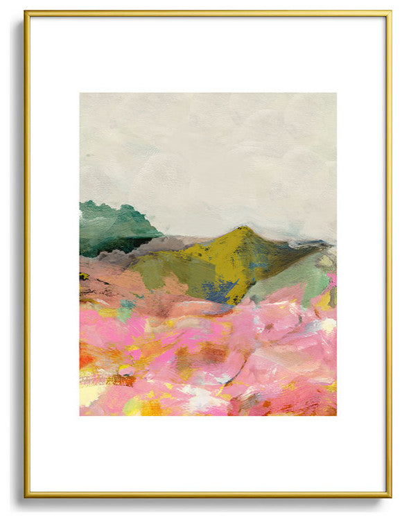 lunetricotee summer landscape I Metal Framed Art Print