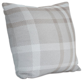 18"x18" Pacifica Accent Throw Pillow by Astella, Tartan Hemp