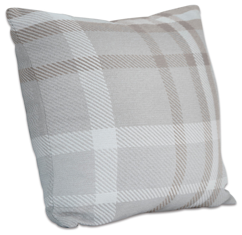 18"x18" Pacifica Accent Throw Pillow by Astella, Tartan Hemp