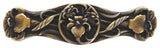 River Irises Pull Antique Brass, Antique Brass
