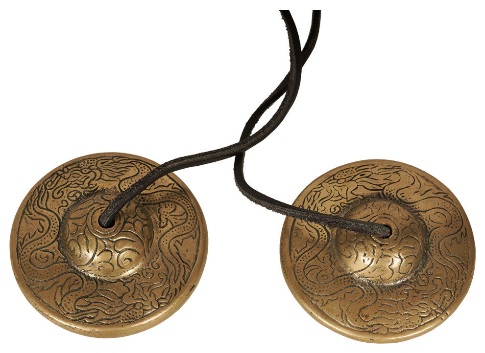 Consigned Antique Tibetan RARE Brass Temple Bell