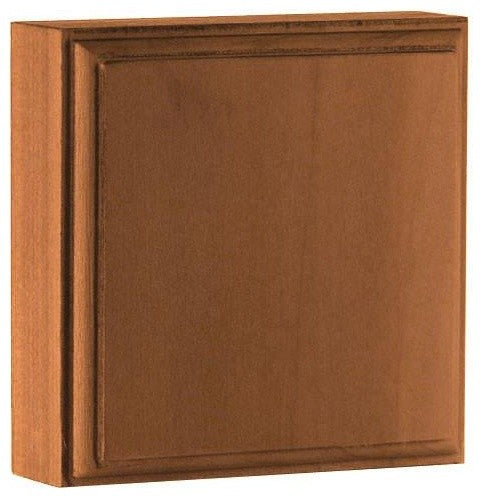 EWAP31 Casing Corner Block 1" x 3" Square Unfinished, Cherry