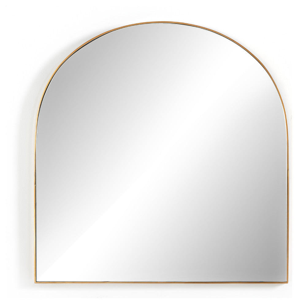 Georgina Wide Mirror-Polished Brass
