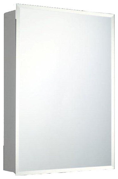 Residential Series Medicine Cabinet, 16"x22", Beveled Edge, Surface Mounted