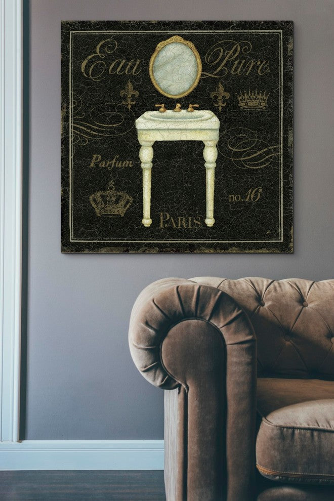 Bain de Luxe IV' by Daphne Brissonnet, Giclee Canvas Wall Art, 37"x37"