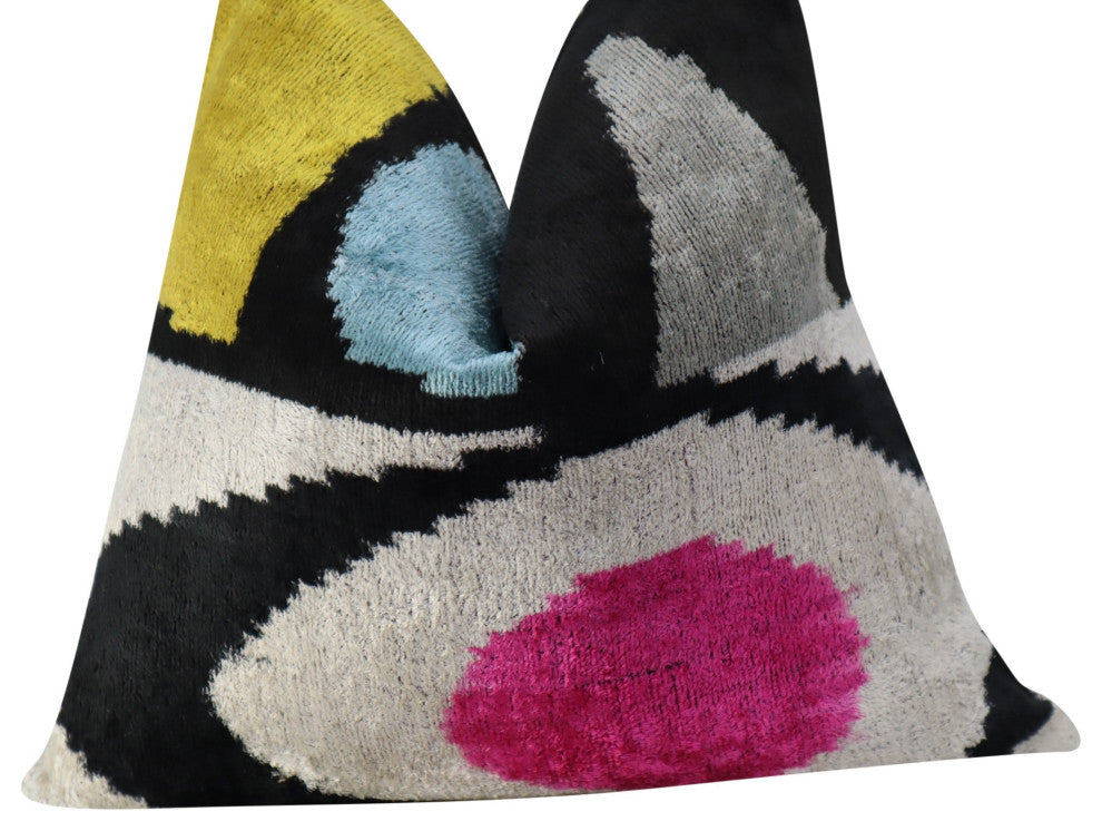 Canvello Handmade Decorative Throw Pillow With Down Filled Cushion Insert