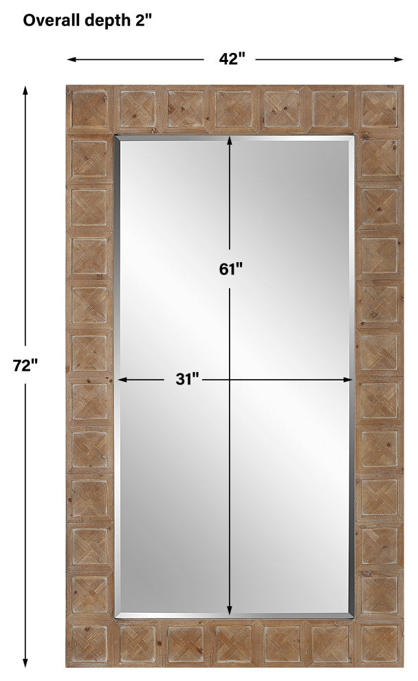 Uttermost 09819 Ranahan Rustic Farmhouse Mirror