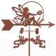 Fairy Weathervane With Deck Mount