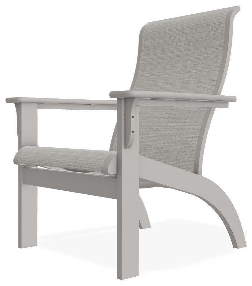 Adirondack Sling Outdoor Adirondack Armchair, Deacon/Warm Gray