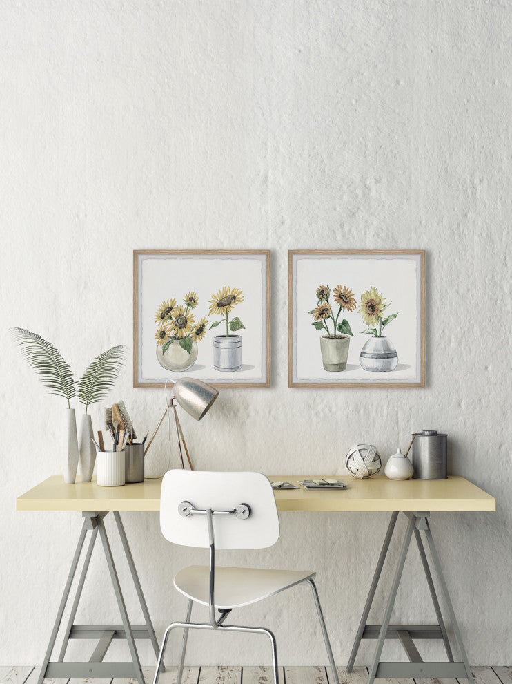 Always, Bloom Diptych, Set of 2, 18x18 Panels