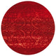 Ahgly Company Indoor Round Mid-Century Modern Area Rugs, 7' Round