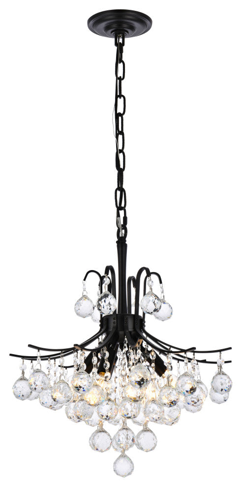 Elegant Lighting Value Toureg 6-Light Pendant Black