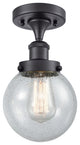 INNOVATIONS LIGHTING 916-1C-BK-G204-6 Beacon 1 Light Semi-Flush Mount