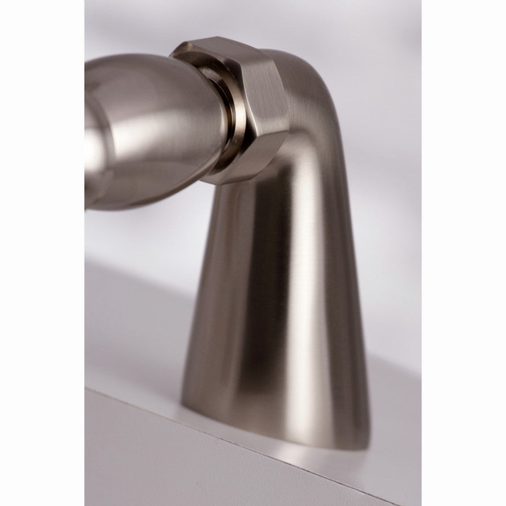 Kingston Brass Clawfoot Tub Faucet With Hand Shower, Brushed Nickel