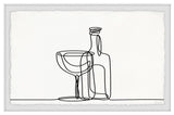 "Time to Drink" Framed Painting Print, 18x12