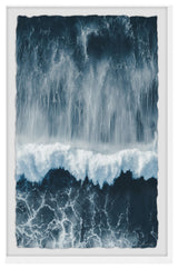 "Waves Roll" Framed Painting Print, 16x24