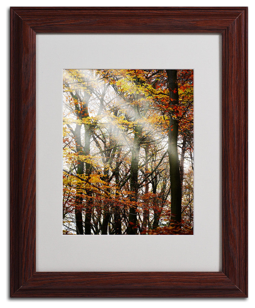 'Just the Light' Matted Framed Canvas Art by Philippe Sainte-Laudy