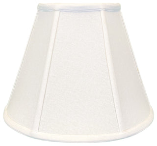 Royal Designs Deep Empire Bell Lamp Shade, White, 9x16x12.25, Single