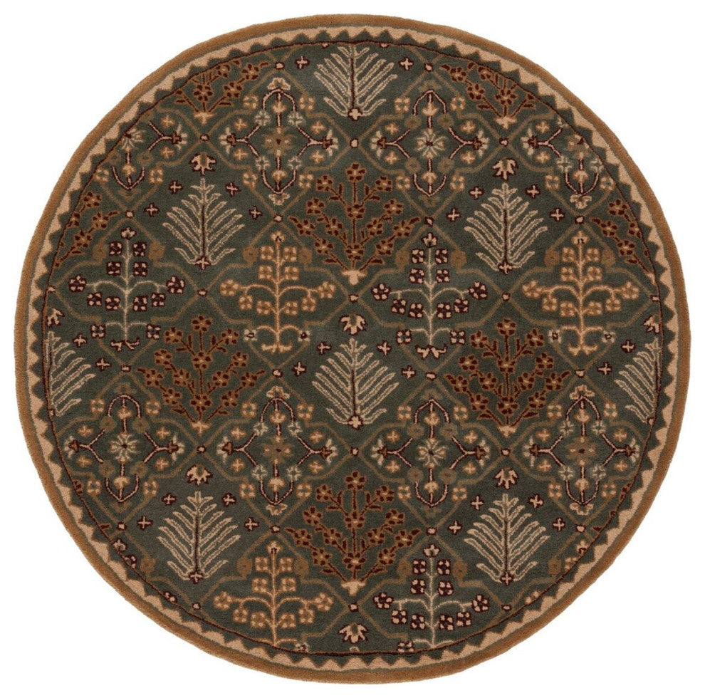 Safavieh Antiquities At613A Rug, Light Blue/Gold, 4'0" X 6'0"